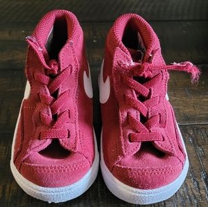 Toddler Nike Blazers burgundy size 5